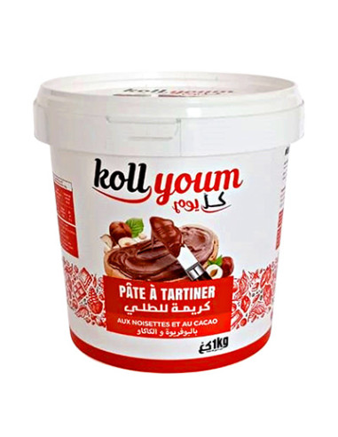 Crème à tartiner aux noisettes 1kg  Koll youm