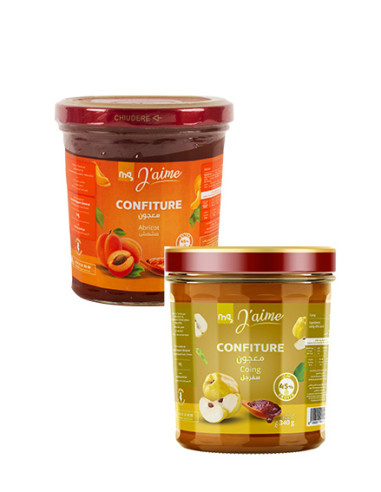 Confiture de coing et d’abricot Mg j’aime