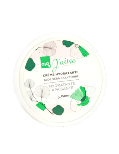 Crème hydratante à l'aloé véra MG J'AIME