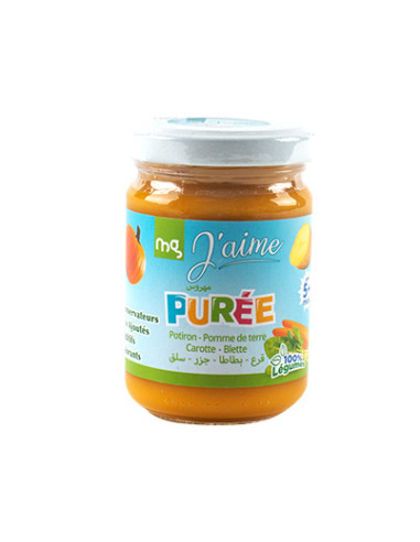 Purée de 4 légumes / jardinière125G MG J'AIME