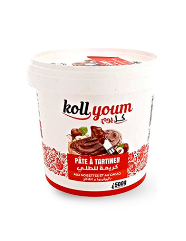 Crème à  tartiner aux noisettes 500 gr Kollyoum