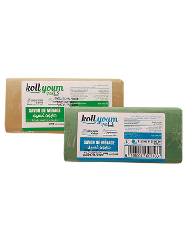 Savon de ménage NAT/VERT 500G KOLL YOUM