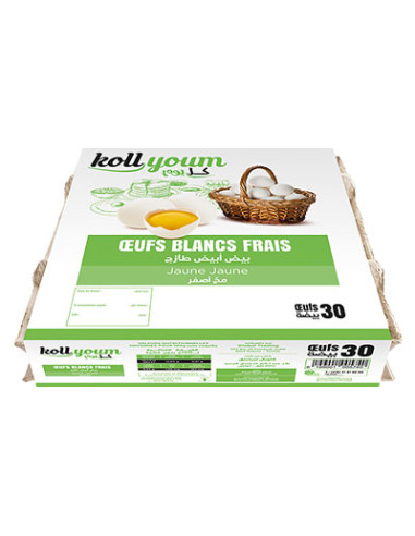 Plateau 30 Oeufs Frais KOLL YOUM