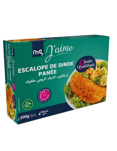 Escalope de dinde panée 300g mg j'aime
