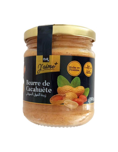 Beurre de cacahuètes 190G mg j'aime