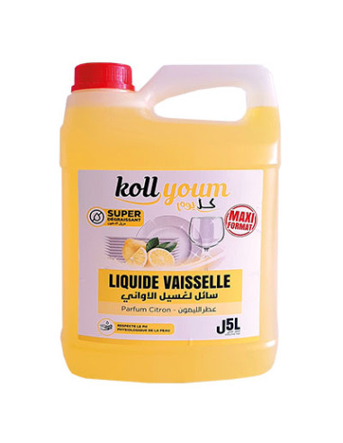 Liquide vaisselle  5L Citron  KOLL YOUM