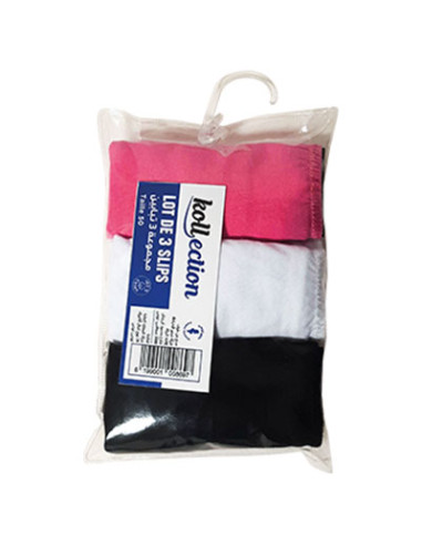Lot de 3SLIP femme +1GRT existe en...