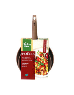 Lot de  2 Poèles marron...