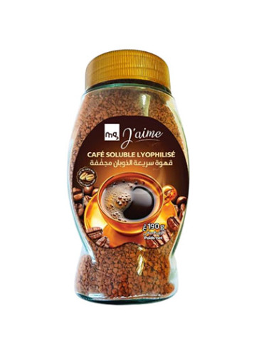 Café lyophilisé 190G MG J'AIME